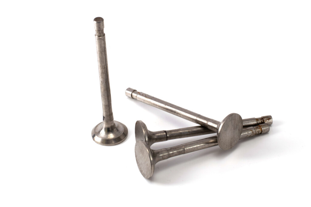válvulas da cabeça do cilindro isoladas